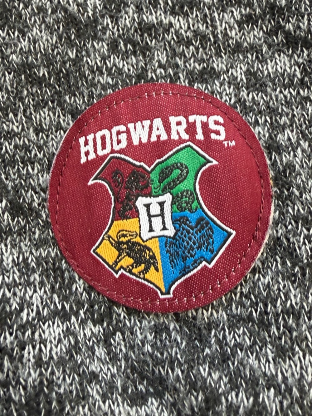 Harry Potter Hogwarts - Grey & Black knit infant sweat pants 0-3M